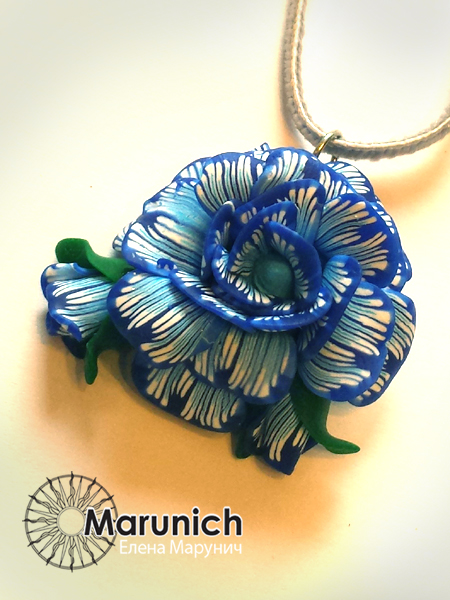 polymer clay, polymer clay flowers, marunich, polymerclay workshop, украшения из полимерной глины, марунич, полимерная глина мастер-класс, украшения своими руками, цветы из полимерной глины, полимерная глина обучение